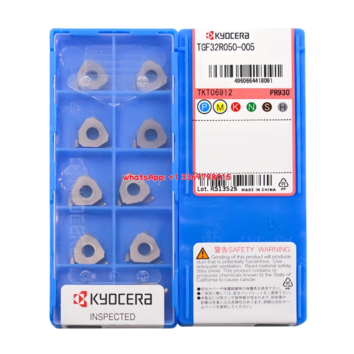 

10 шт. TGF32R серии 075-010 095-010 PR1215 TC60M | Оригинальная твердосплавная канавочная вставка для нержавеющей стали