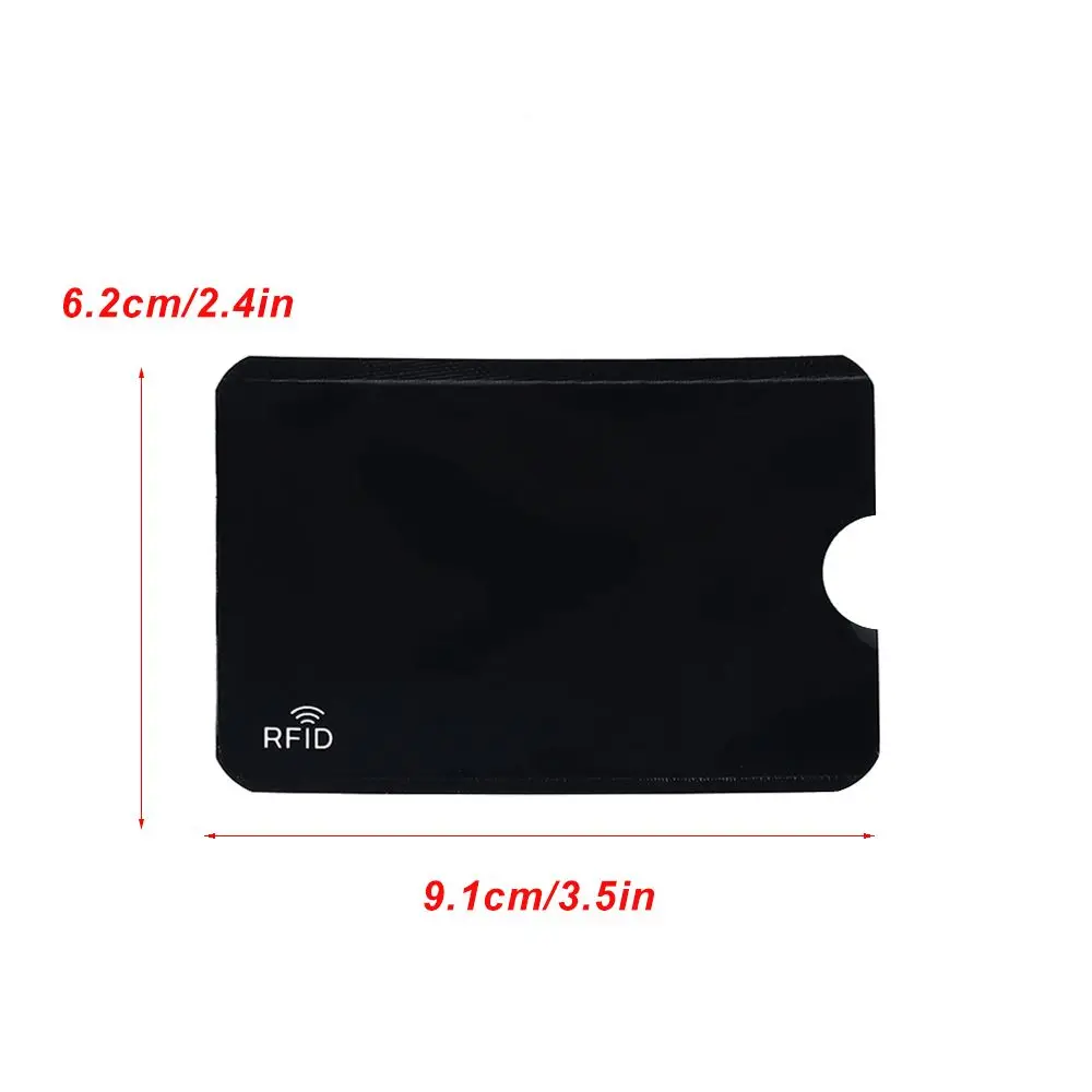 5PCS Anti Theft for RFID Credit Card Holder Protector Blocking Case Aluminium Bank Card cover