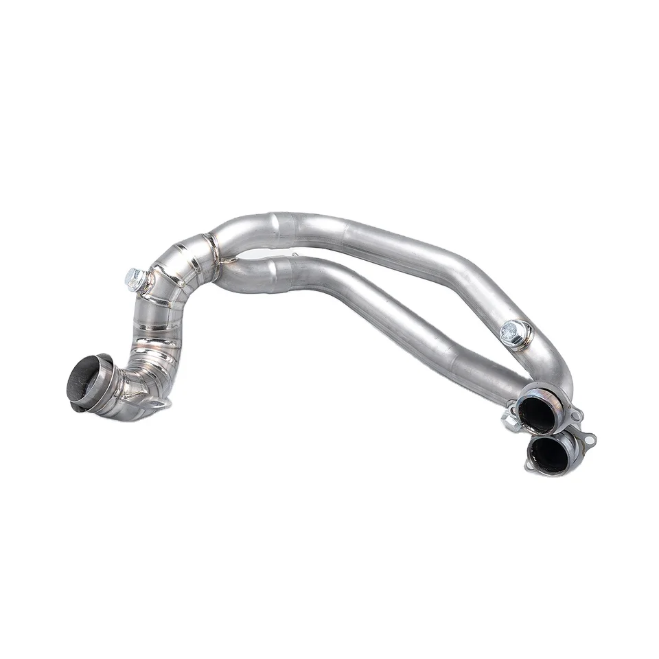 

STLF MotoConnect Tube Modified Muffler DB Killer Titanium Alloy Motorcycle Exhaust Middle Pipe Escape for 790 890 CFMOTO800MK 80