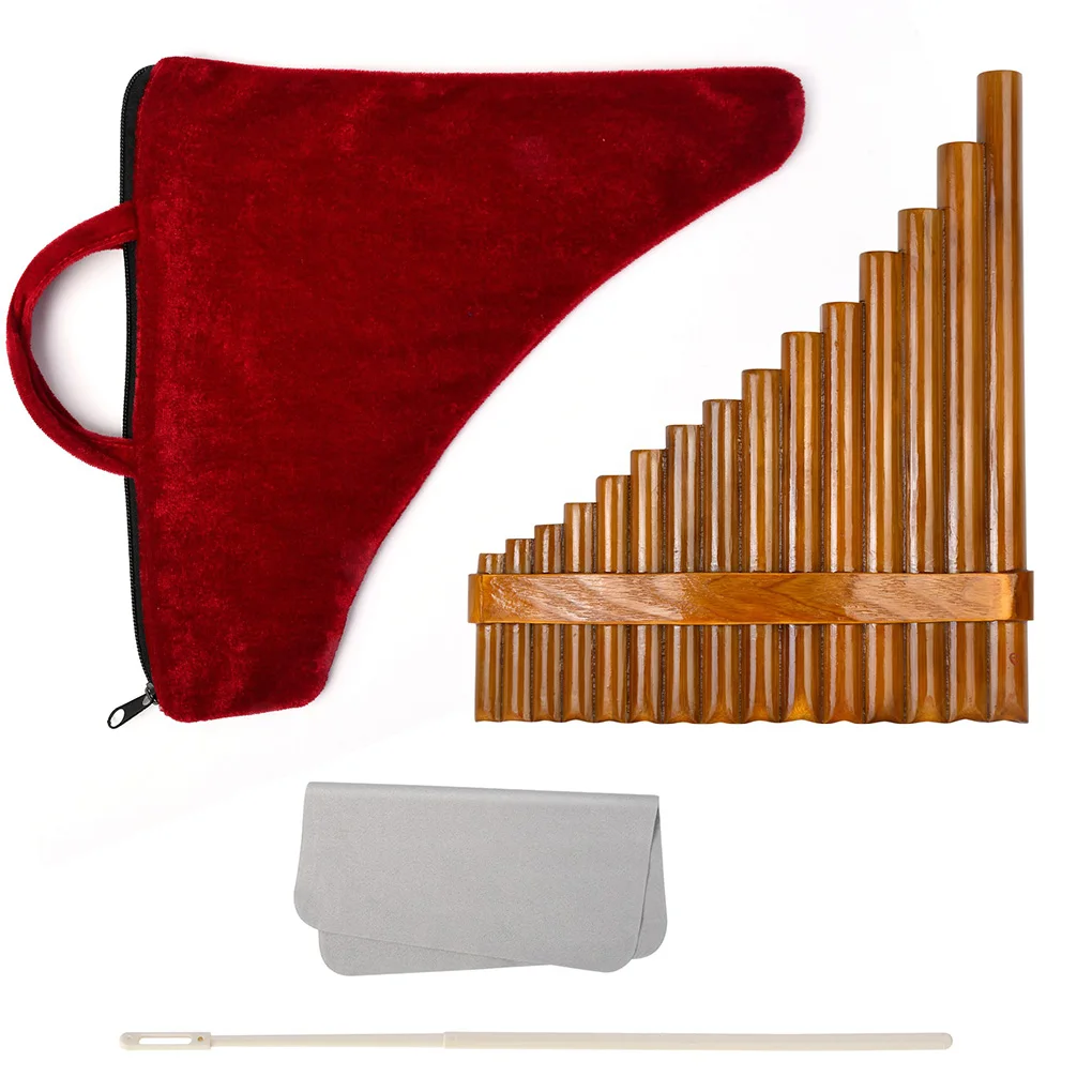 Pan Flute Musical Gear F-key Woodwind Professional Vintage Exquisite Smooth Compact Size for Beginners Pans