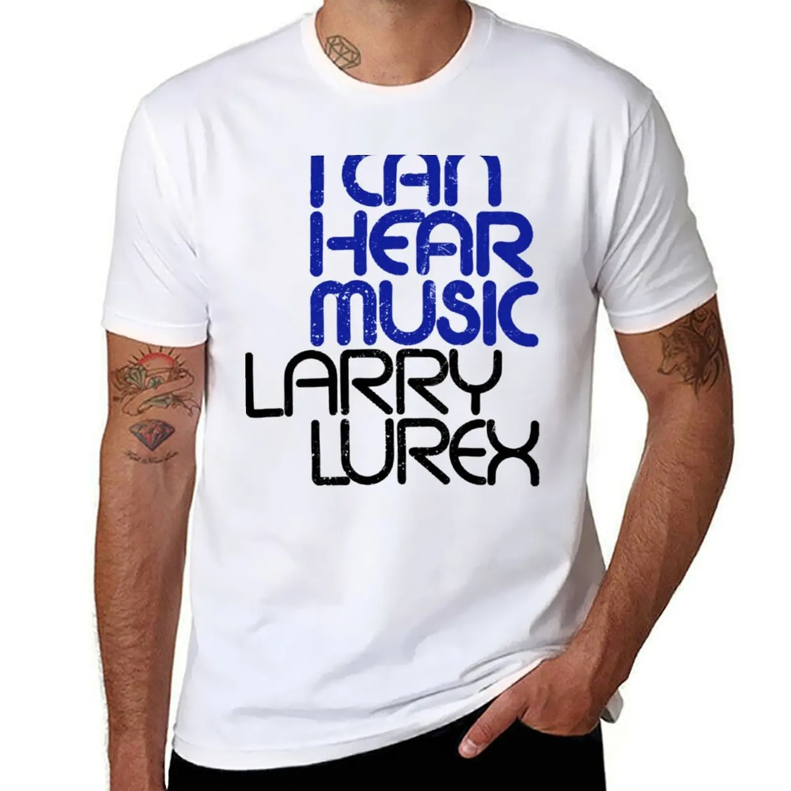

Larry Lurex [Worn Look] T-Shirt man t shirts cotton t shirts designer T-Shirt