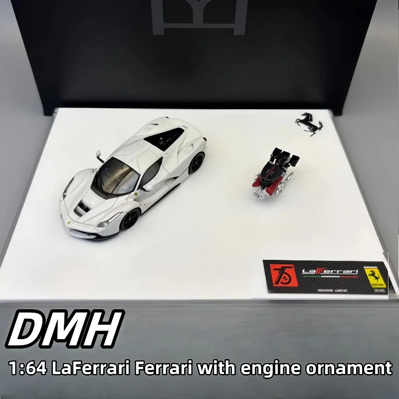 1:64 With engine decoration high-end resin luxury edition limited edition car model, adult decoration,boys toys,children's gifts