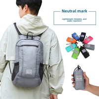 Outdoor ultra-light travel portable folding backpack splash-proof skin storage bag mountaineering leisure sports backpack