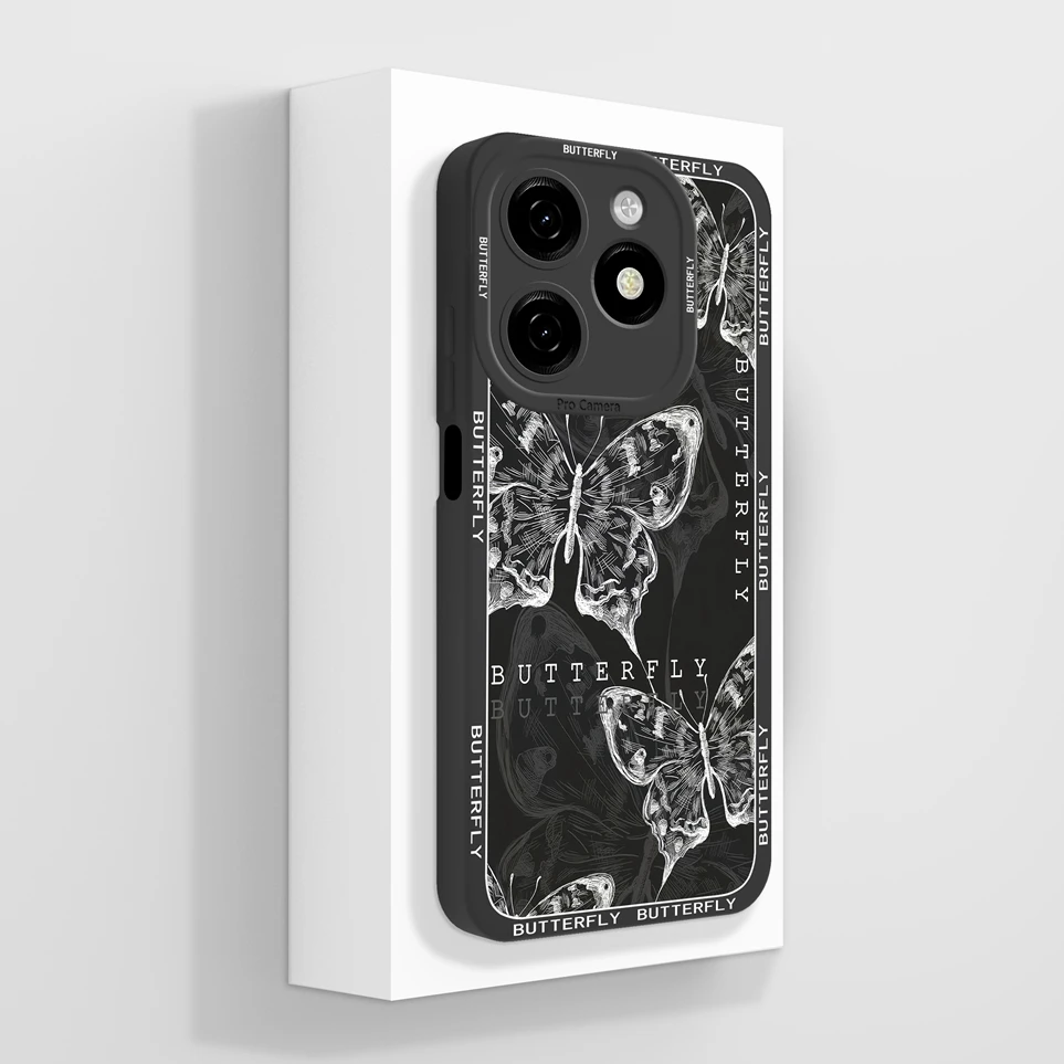 Etui na telefon Tecno SMART 8 Purple Star Miękka silikonowa osłona tylna Coque dla SMART8 Pro Shell SMART 8PLUS Carcas Capa