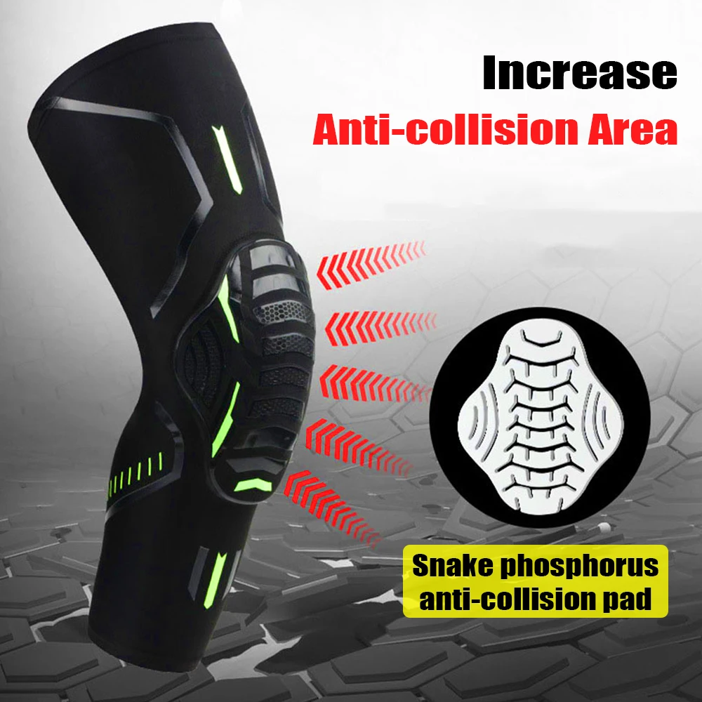 1Pcs Sports Knee Compression Pad Leg Support Sleeve for Youth Adults Cycling Running Climbing Basketball Football Volleyball