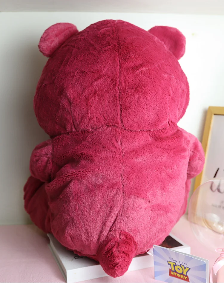 Großer Lotso Bär Plüschkissen-Puppen Kawaii Toy Story Stofftiere Anime-Figuren Kinderzimmer-Deko Süße Weiche Spielzeuge Geschenk für Mädchen – Detail 2