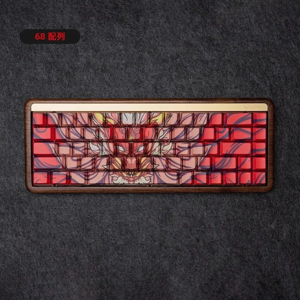 XVX ORR Loong 130 Keys Keycap Original PBT Side Carving Translucent All Thermal Customized Keyboard Caps Sublimation Rakka for