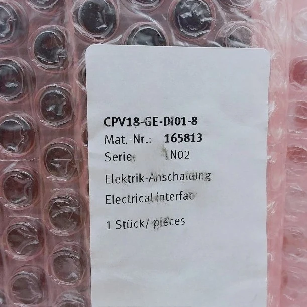 Brand New Valve Terminal Fitting CPV18-GE-DI01-8 165813 Stock Fast Delivery