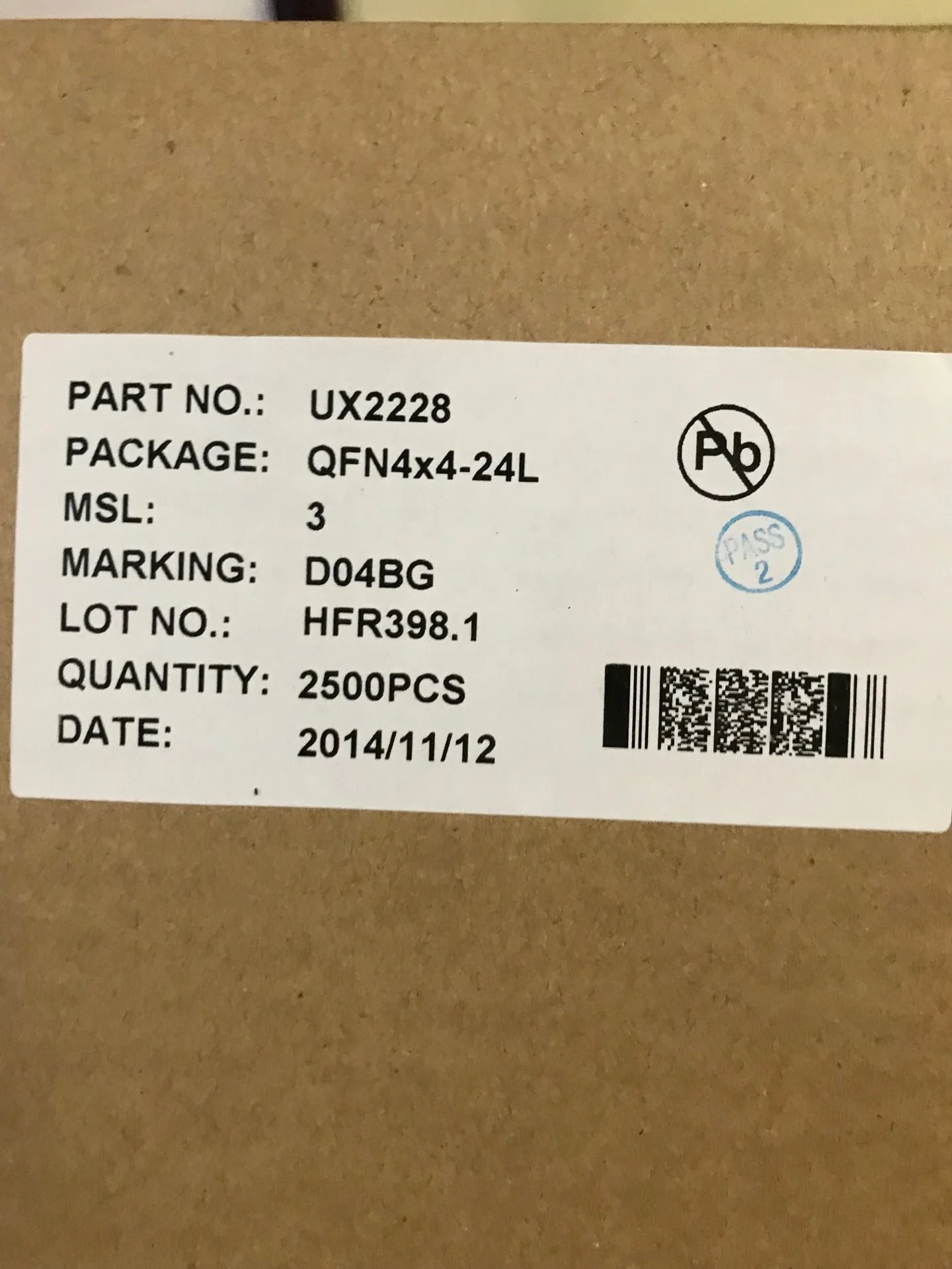 

UX2228 QFN4X4-24L