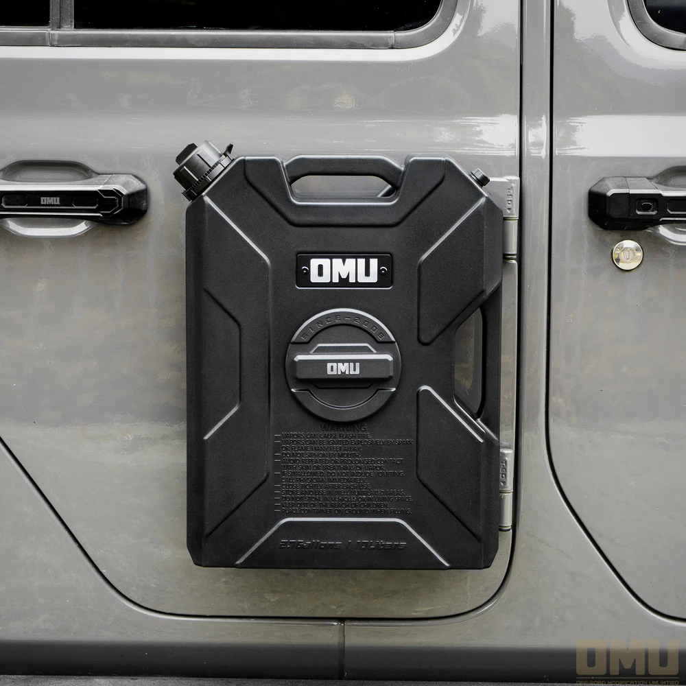 خزان زيت الماء طبل دلو مقاوم للانفجار 10L مع قوس سبائك الألومنيوم والمغنيسيوم ABS لسيارة جيب رانجلر JK JL JT OMU 014 #5