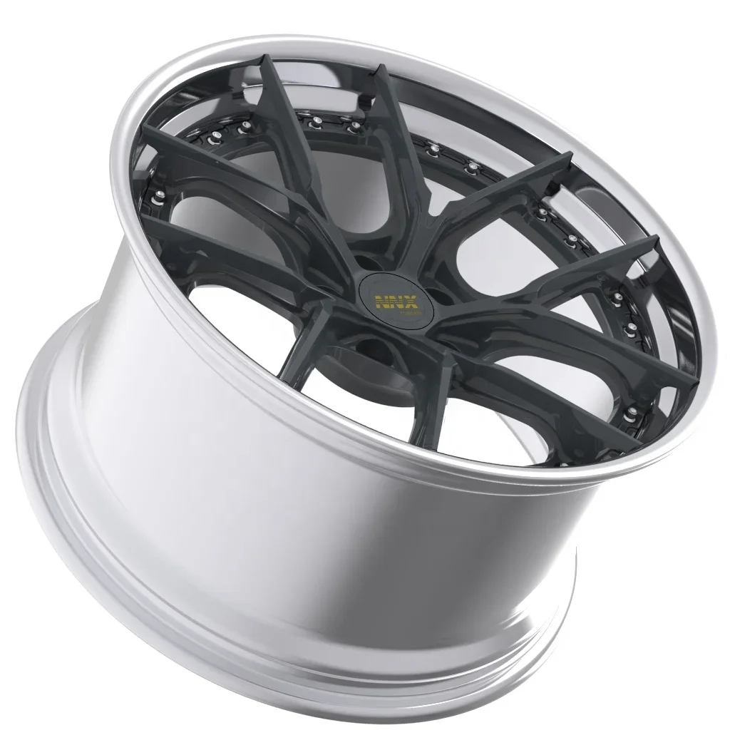 Two-Pieces Forged Aluminum Alloy Wheels 18 19 20 21 22 23 25 26 Inch 5x120 Wheels 20 Inch Passenger Car Wheels