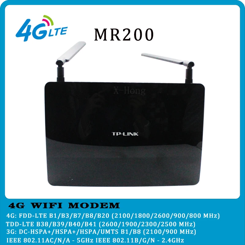 

Archer MR200 New Wireless Router With Antenna 4G LTE Router AC750 With SIM Card Slot