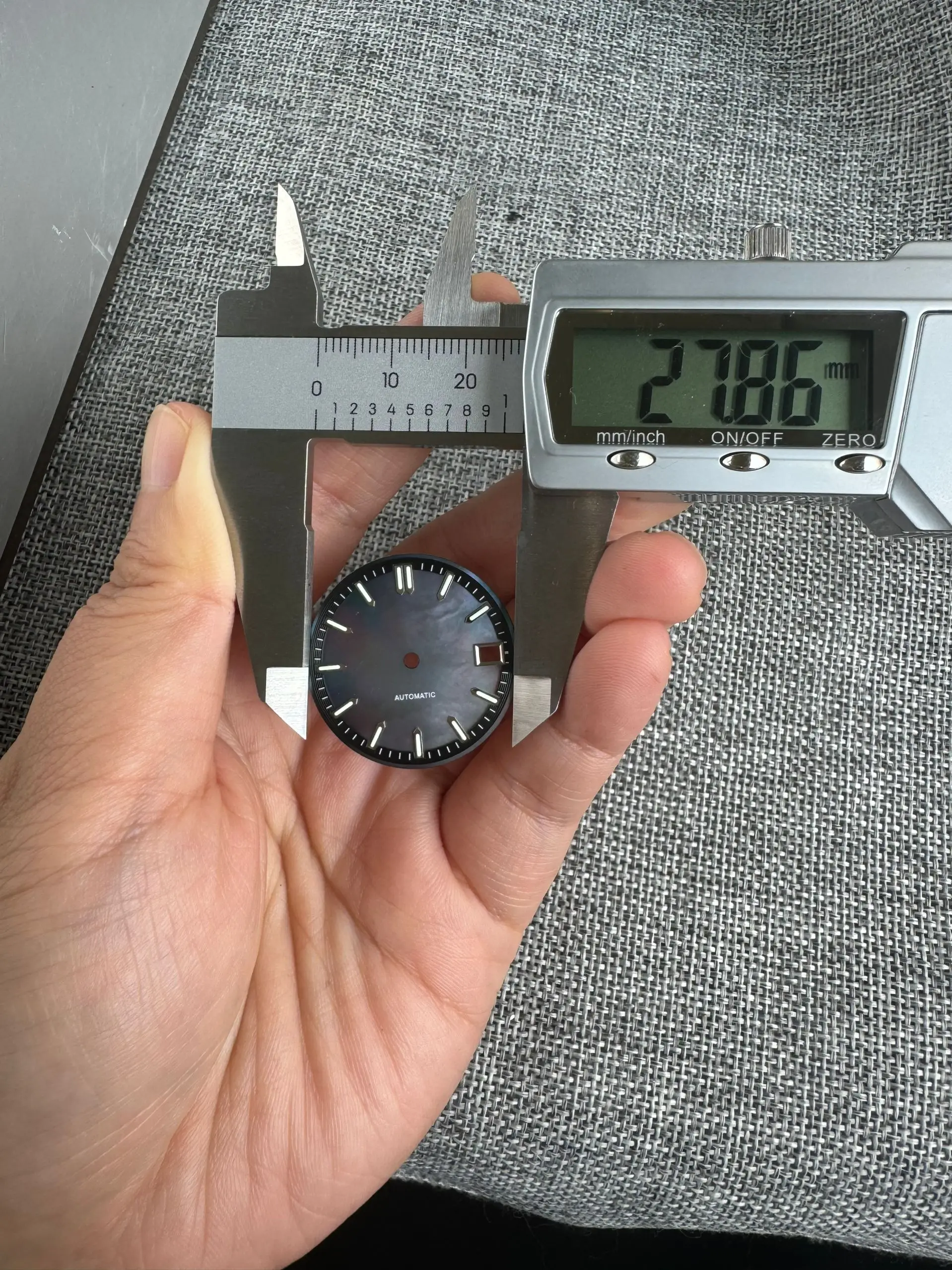 Luxury MOP Mother of Pearl Shell Watch Dial Parts 29mm Fit for SKX