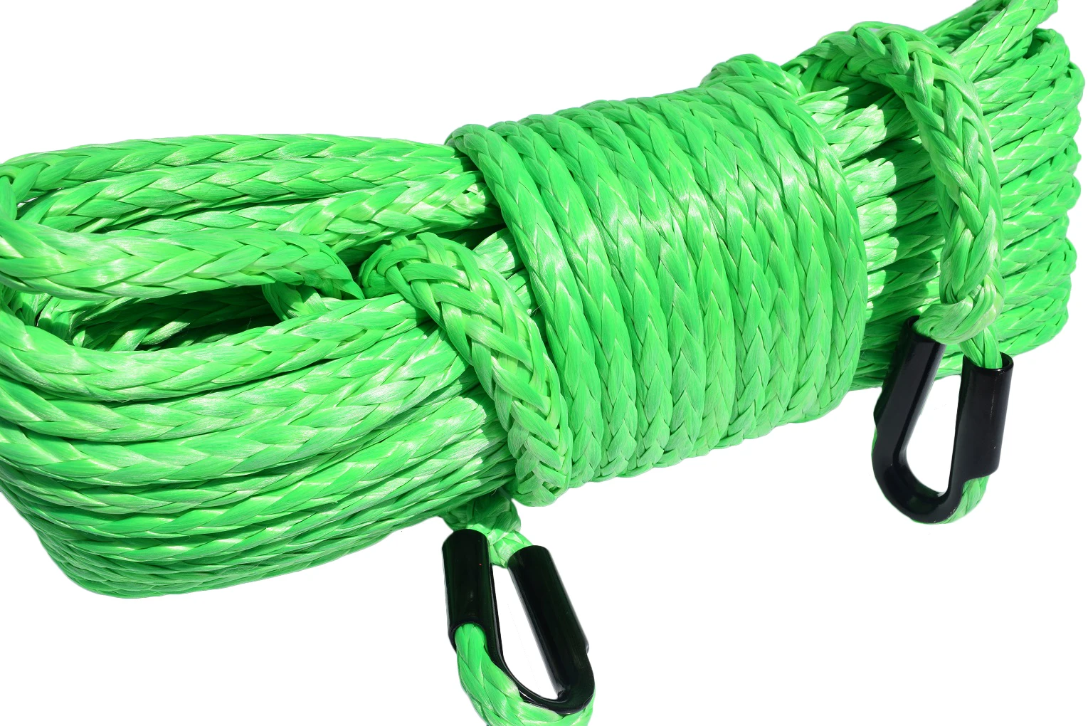 

Green 1/2"*150ft Synthetic Winch Cable UHMWPE Winch Rope Extension UHMWPE Rope Towing Ropes