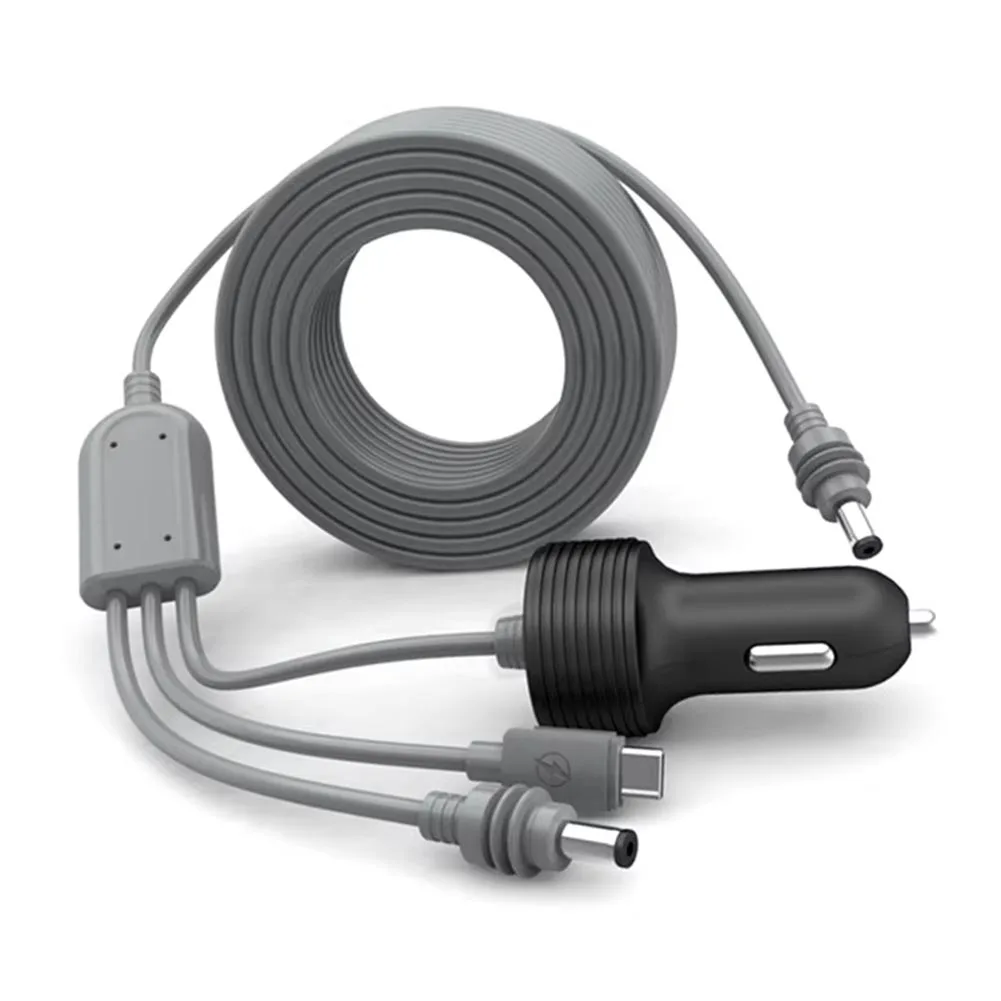 

Power Your For Starlink Mini with This 3 In 1 Cable Includes DC Male USB C and 12V Connectors in a Convenient 10FT Length