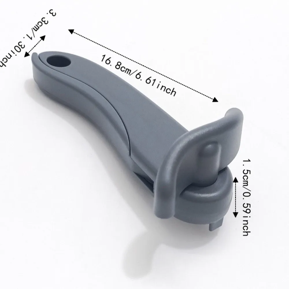 Multi Function Side Cut Can Opener Easy Grip Safety Design Bottle Opener Anti Slip Jar Opener Household Use view 5