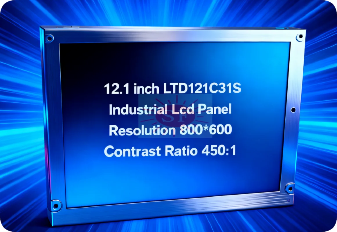 12.1 Inch LTD121C31S TFT-LCD PANEL 800x600 Resolution Industrial Display with CMOS (1 ch, 6-bit) , 32 pins Connector
