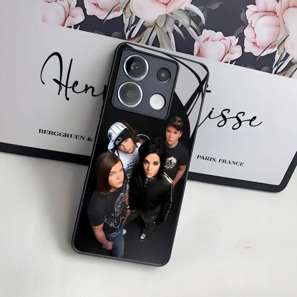 T-tokio Hotel Phone Case for Xiaomi 14 13 12 11 13t 12t 11t POCO M6 M5 X6 X5 F6 F5 Ultra Pro Lite 5G glass Cover