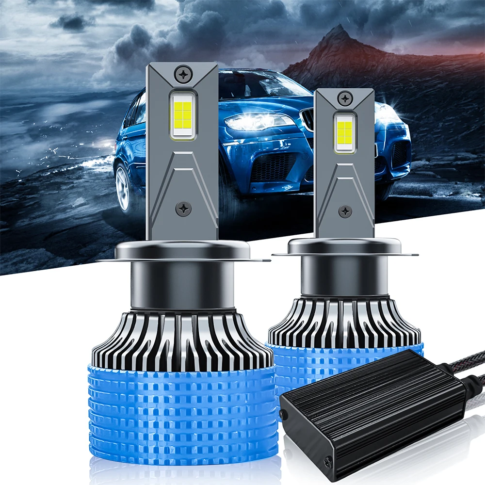 

ASLENT 60000LM H1 H3 H7 H4 H11 LED Headlight 150W High Power H8 HB4 HB3 9005 9006 H13 Turbo Lamp 6000K Car Lights For Lenses