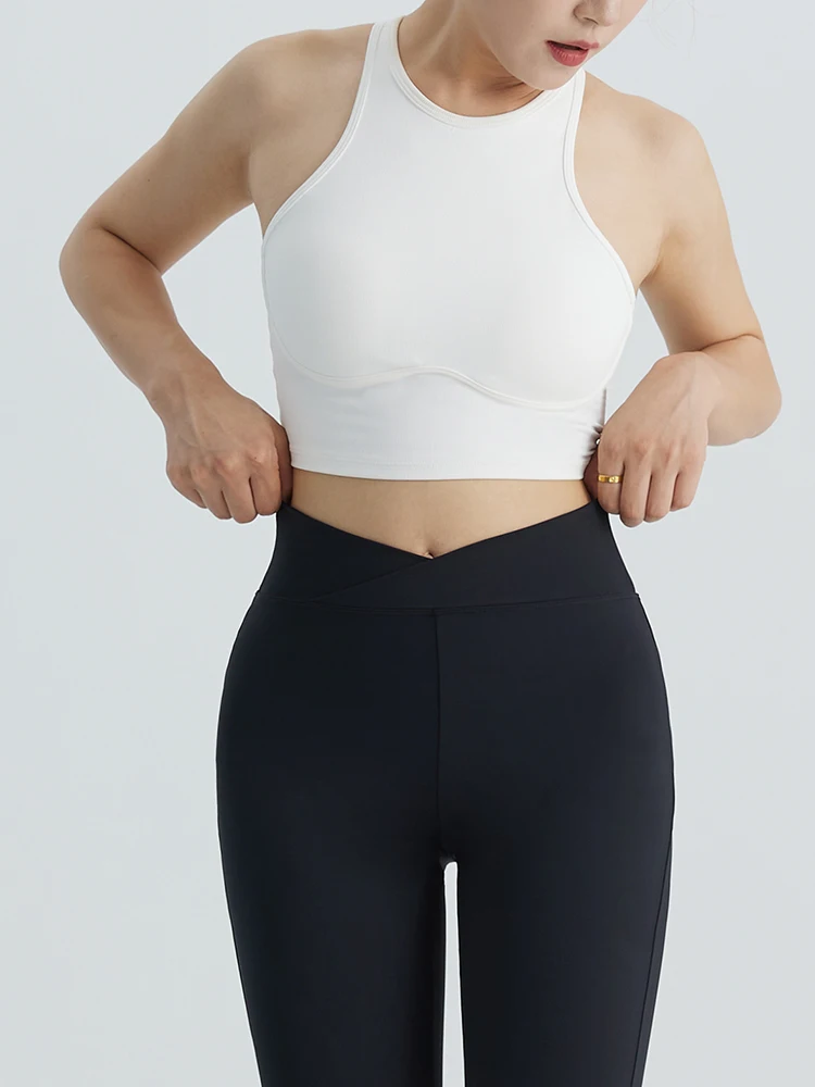 بنطلون يوجا نسائي عالي الخصر وواسع من الأسفل من Cei، ملابس خارجية طويلة وواسعة للسيدات