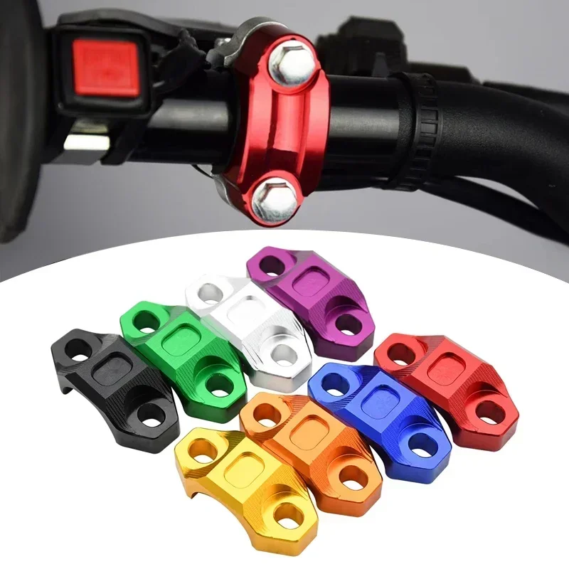 CNC Motorfiets Stuur Klem Cover Aluminium Veelkleurige Modificatie Accessoires voor Honda/Yamaha/Kawasaki/Suzuki Amagi