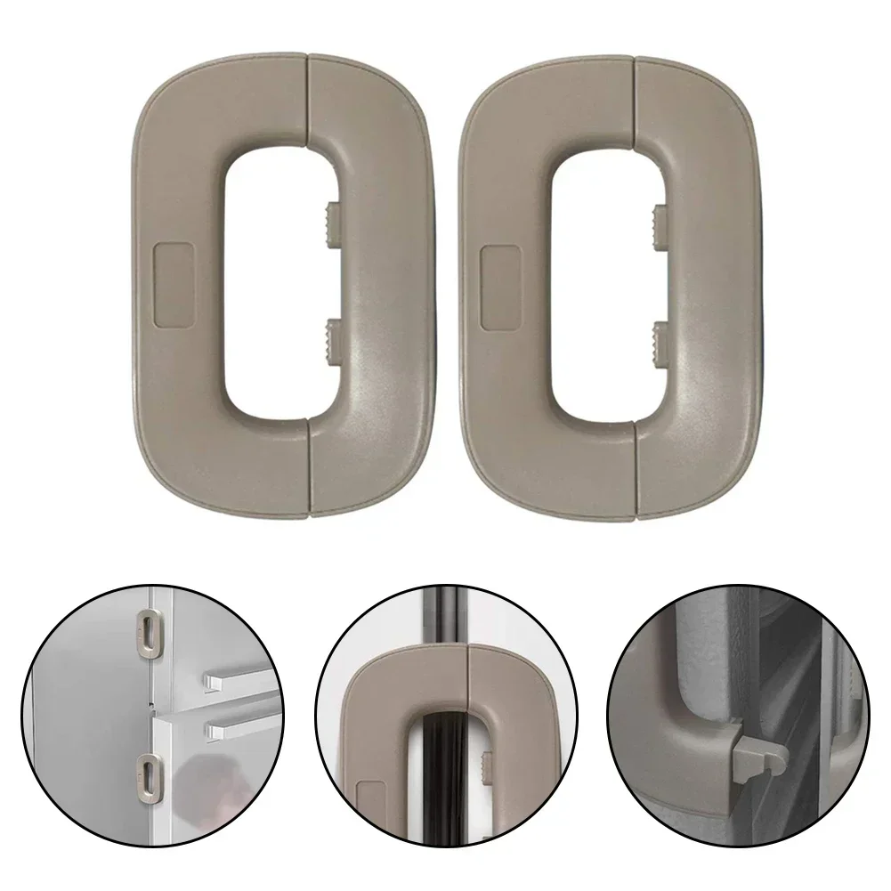 

Замок для шкафа Серый замок для безопасности детей Материал ABS Безопасность детей Двойной кнопочный механизм Простая установка Безопасность для домашних животных