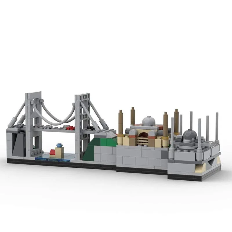 MOC Istanbul horizon bloc de construction assemblage série classique modèle de bureau Architecture Puzzle Collection cadeau