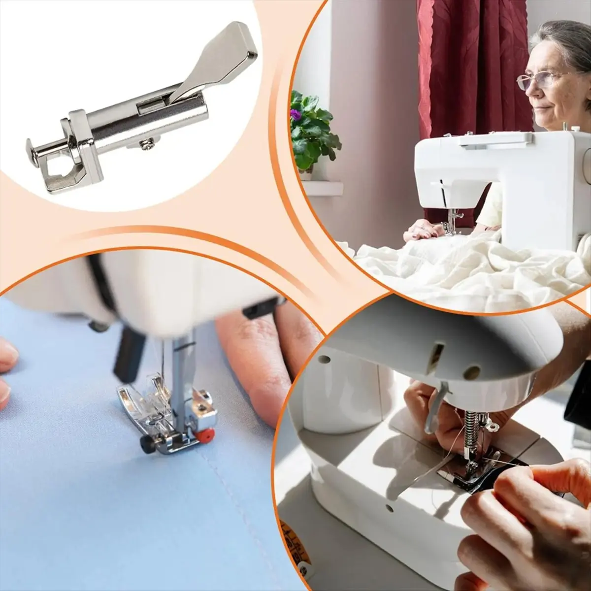(LBER) Sewing Machine Presser Feet Changer Quick Easy Change Clamp Holder Easy Change Tool Fast Clamp for Men Repair Women
