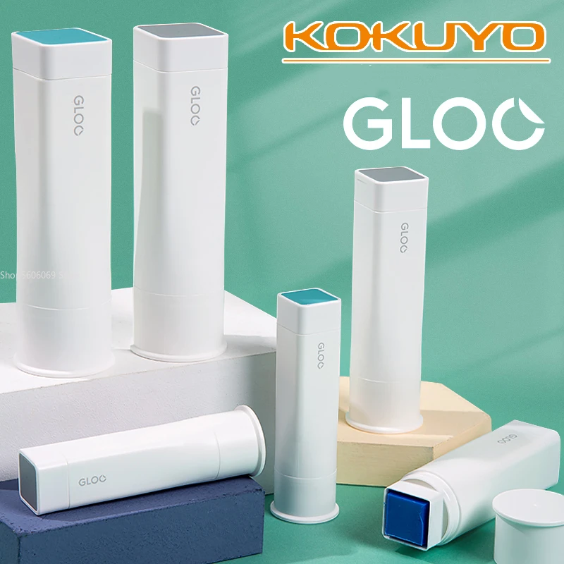 KOKUYO Guoyu Solid Glue Stick Strong Sticky Variable Color Solid Right-angle Glue Handmade Supplies Special Couplet Glue Sticker