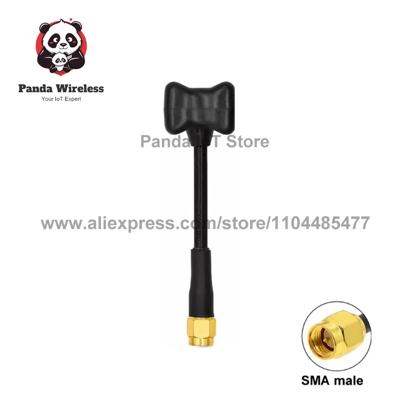 1 stks 5.8G Antenne FPV Lollipop RHCP 5.8 Ghz U. FL/RPSMA/SMA Mannelijke Omni Zender Ontvanger Antenne voor RC Racing Drone ontvangen