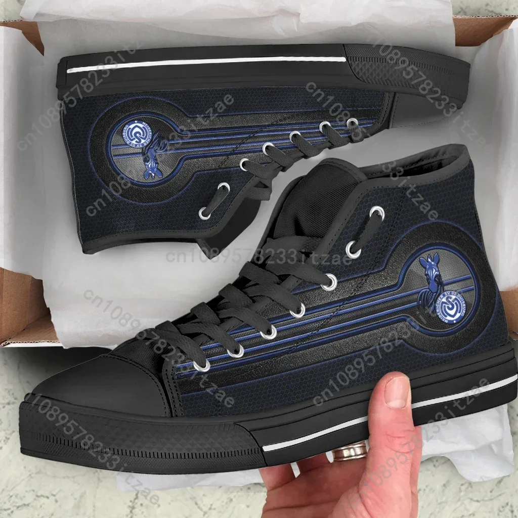 Hot Cool Summer Duisburg FC New Arrive Fashion Lightweight High Top Board Shoes Men Women Casual Shoes Breathable Sneakers
