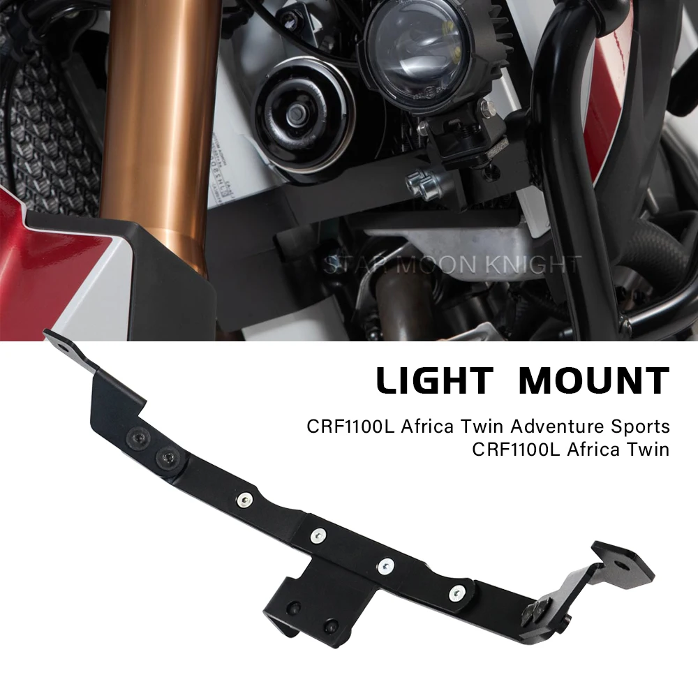 

For Honda CRF1100L CRF 1100 L Africa Twin Adventure Sports 2019- Auxiliary Light Mounting Brackets Driving Lamp Spotlight Holder