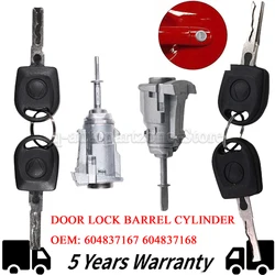 Left Right Door Lock Barrel Cylinder Or Repair Kit For Vw Golf 4 Iv Mk4 Bora A6 Skoda Fabia Polo 1997-2009 604837167 604837168