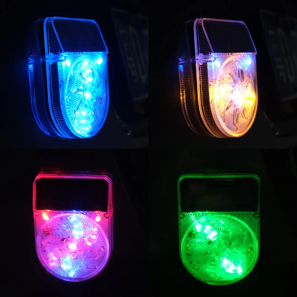 AED2-Car الذكية الاستشعار الشمسية تحذير الضوء الخلفي منع الاصطدام ضوء وماض LED شاحنة وقوف السيارات الخفيفة