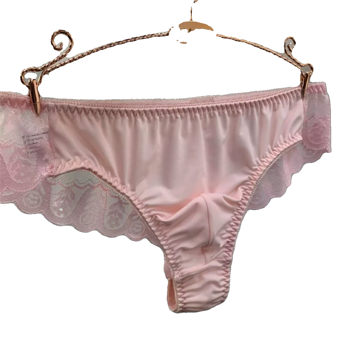 

hot Men‘s Thong Sissy Panties Sheer T-Back Lace Underpants G-String Sensual Lingerie Smooth and breathable mens lingerie