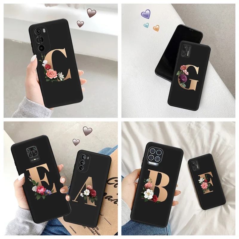 

Силиконовый черный телефонный чехол для Moto G72 G53 G73 G9 G50 G51 G60 G71 G22 G32 G52
