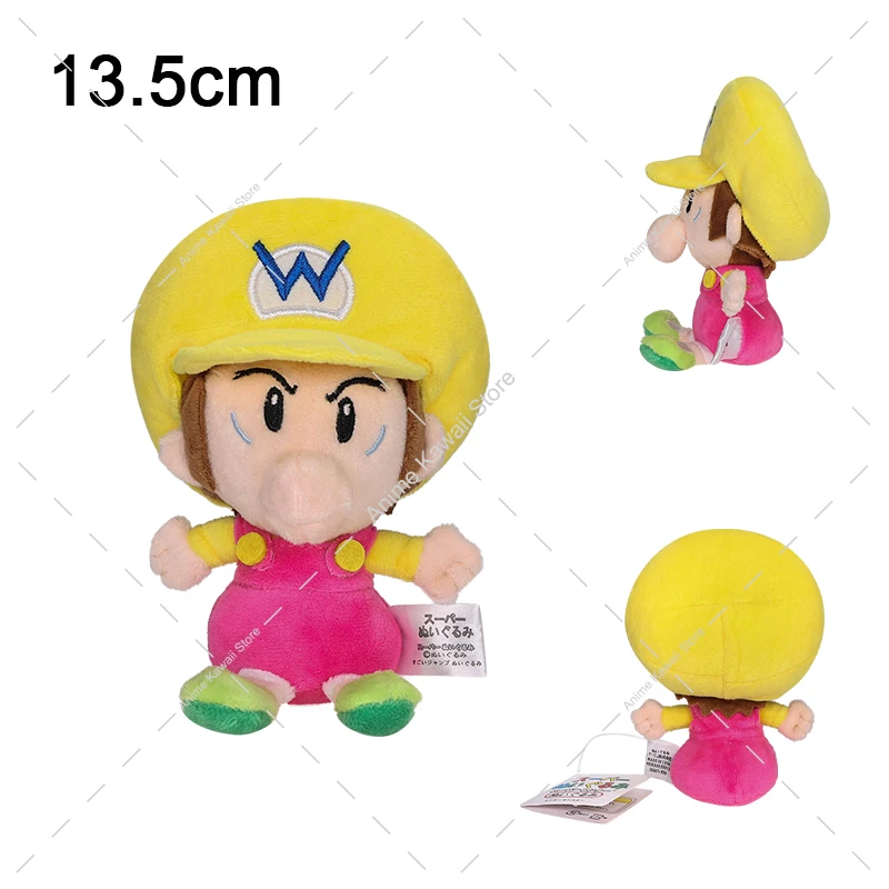 Nowy Mario Bros pluszowa zabawka dziecko Mario Luigi Waluigi Wario miękka wypchana lalka zabawki prezent urodzinowy dla dzieci