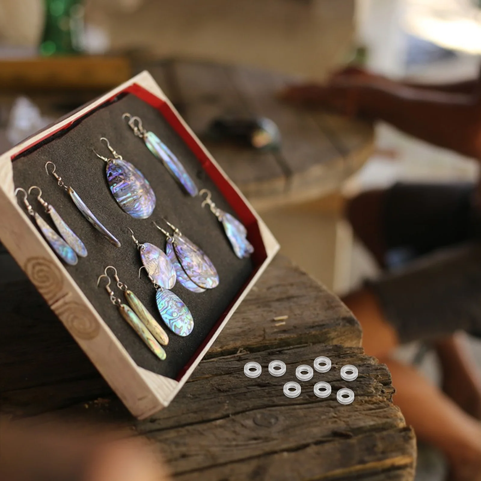 

60Pcs Silicone Clip-on Earring Pads Ear Cushions Clear Anti-Slip Soft Ear Supports for Clip Earrings Without Piercing