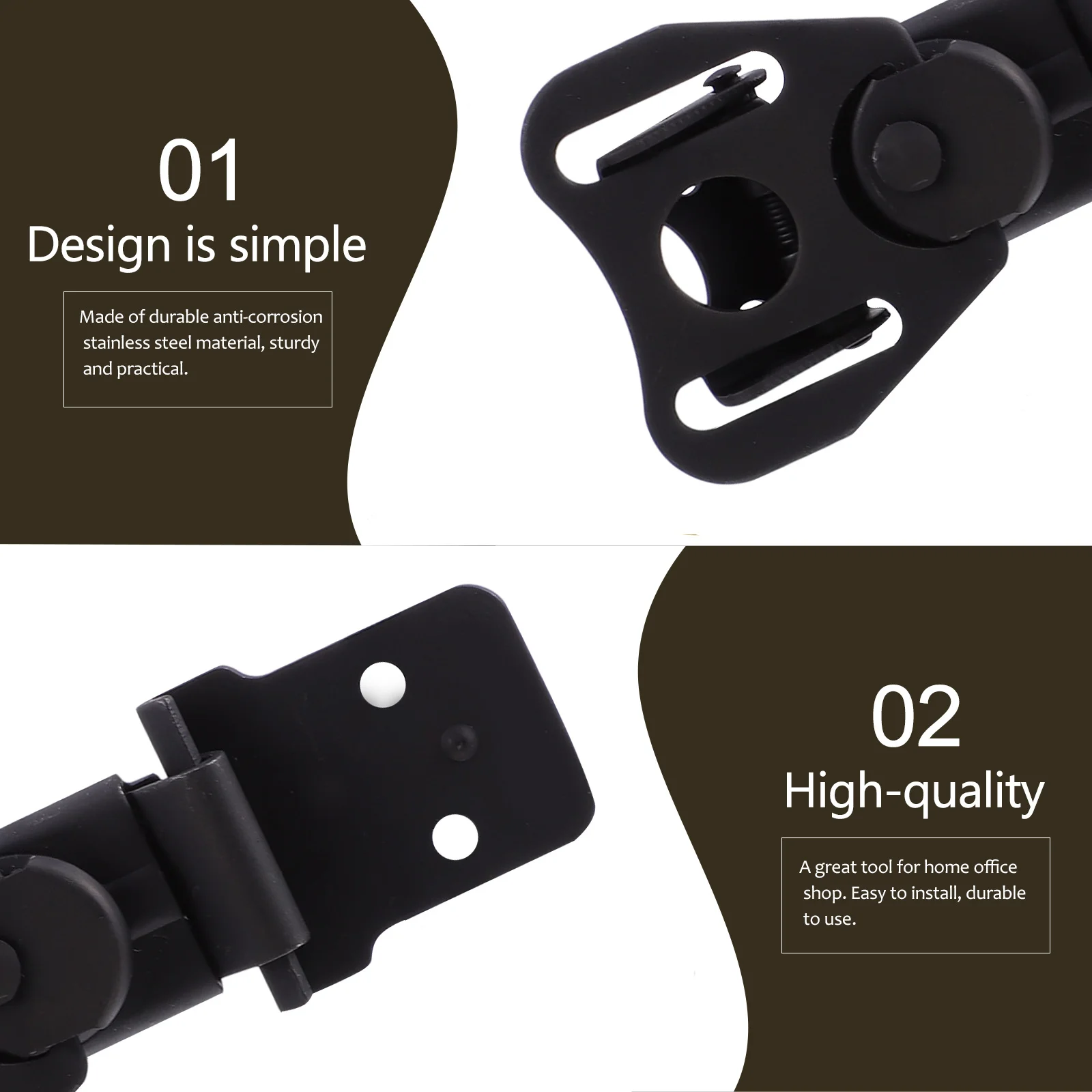 

Twists Latch Lock Stainless Box Closure Spring Loaded Clamp Mount for Cabinets Tool Lockers Smooth Operation Easy