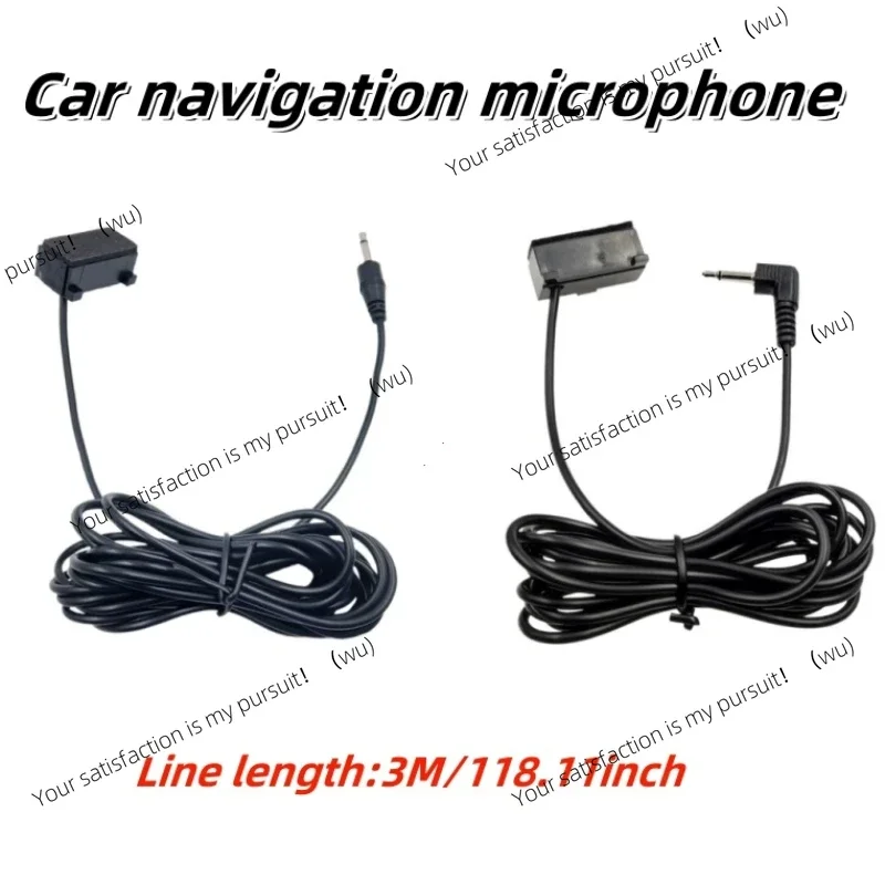 

Car audio clip, microphone 3.5mm jack plug, wired external mini overhead console for aftermarket Android multimedia