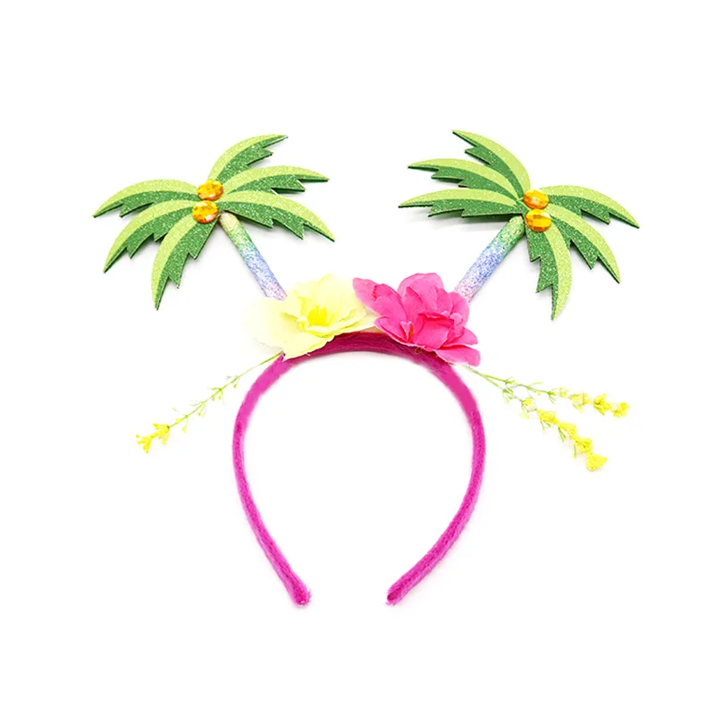 

Cute Cartoon Fruit Headband Watermelon Banana Pineapple Sunflower Headband for Kids Adult Hawaii Holiday Party Decorations