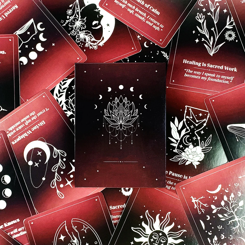 بطاقات أوراكل الجديدة بتصميم كلاسيكي مكون من 40 بطاقة للمبتدئين والواجبات، مثالية للعرافة والتأمل والهدايا