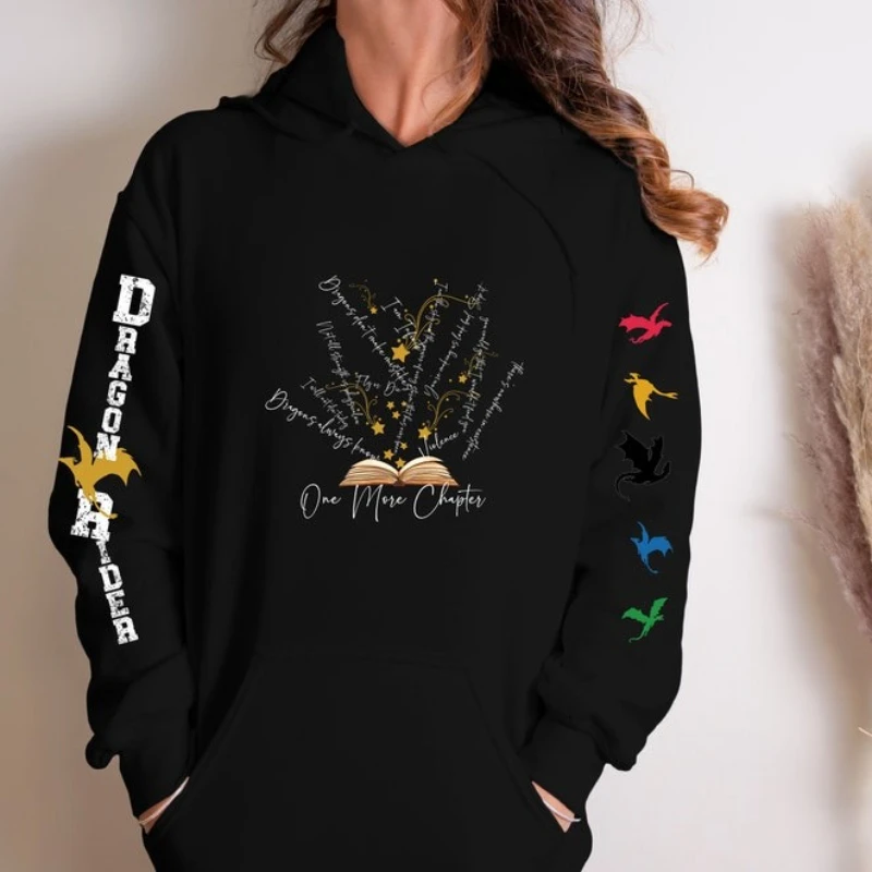 Dragon Rider الجناح الرابع 3 الجوانب هودي Dragon Rider على الأكمام اليمنى 5 التنين الجناح الرابع الأكمام اليسرى اقتباسات المفضلة الجبهة #1