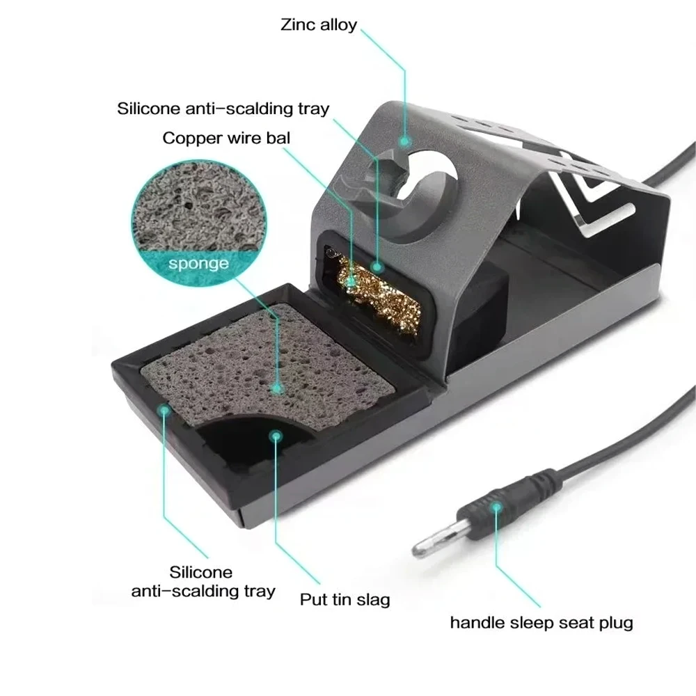 OSS T12-X Plus Soldering Station Digital Welding Equipment Solder Machine with T12 Tips for Electronic Phone PCB Repair Tools - Image 5