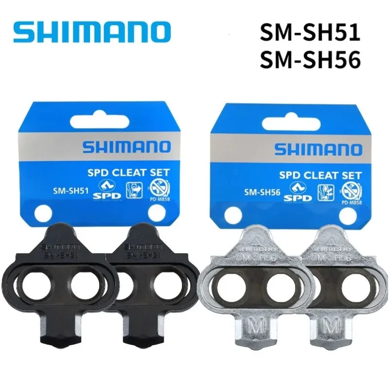 SHIMANO SPD SM SH56 SH51 Stollen MTB Bike Release Multi-Release Pedal Stollen w/Cleat Mutter Platten Float berg Paar cleat set