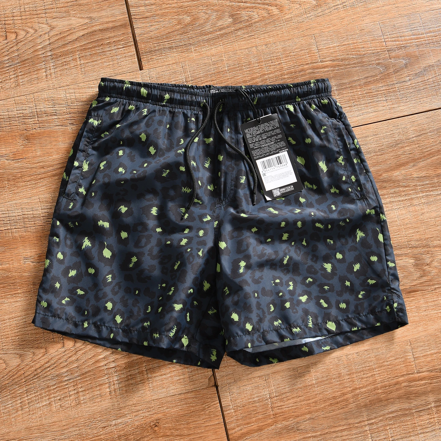 

Quick Dry Mesh Shorts Men's Summer Outdoor Casual Beach Pants Breathable Lightweight Polyester Fiber Elastic Waist Design