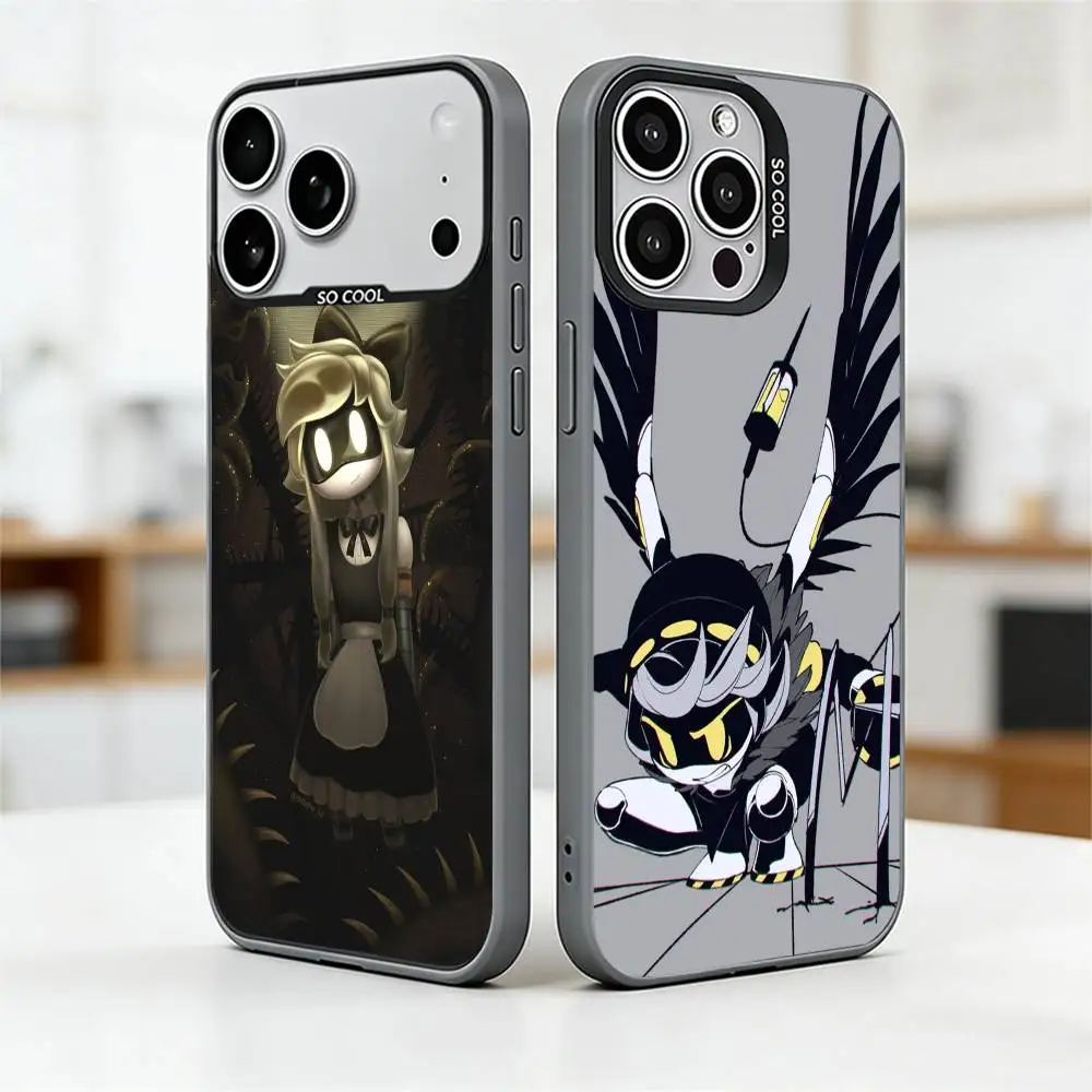 

Murder Drones Anime Phone Case For iPhone 17,16,15,14,13,12,11 Plus,Pro Max,XS,Colorful Silver Black Cover