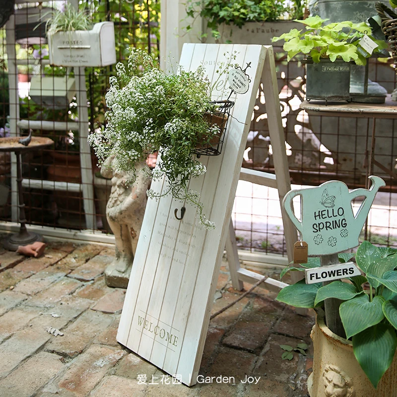 

Garden, gardening groceries, wood folding elevated