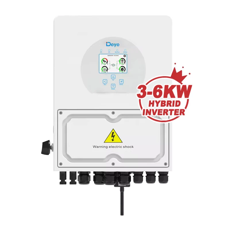 

Deye Grid peak shave 6KW 2 MPPT однофазный Гибридный инвертор SUN-6K-SG04LP1-EU в наличии