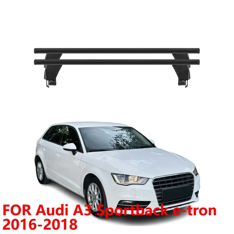 

Верхние поперечины багажника на крышу для Audi A3 Sportback e-tron 2016-2018, черный алюминий